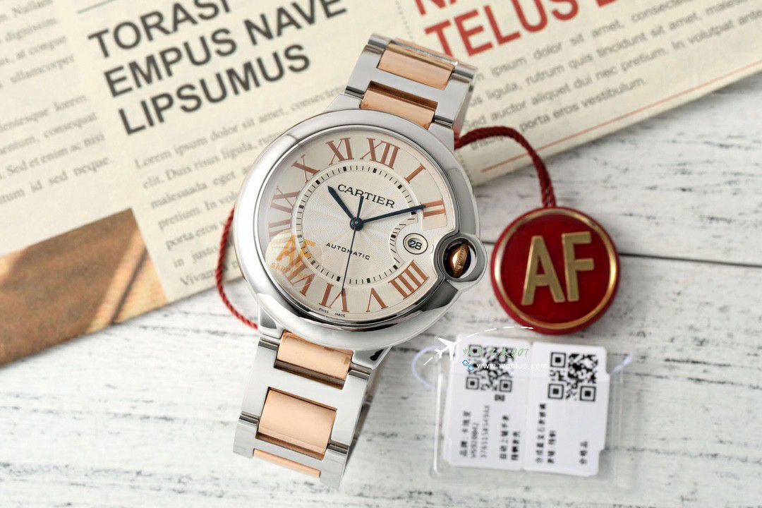 AF Factory best replica imitation Cartier blue balloons42mm men style  series W2BB0031 watches  / K360