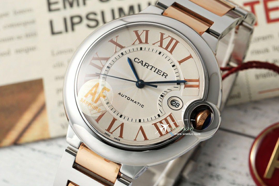 AF Factory best replica imitation Cartier blue balloons42mm men style  series W2BB0031 watches  / K360