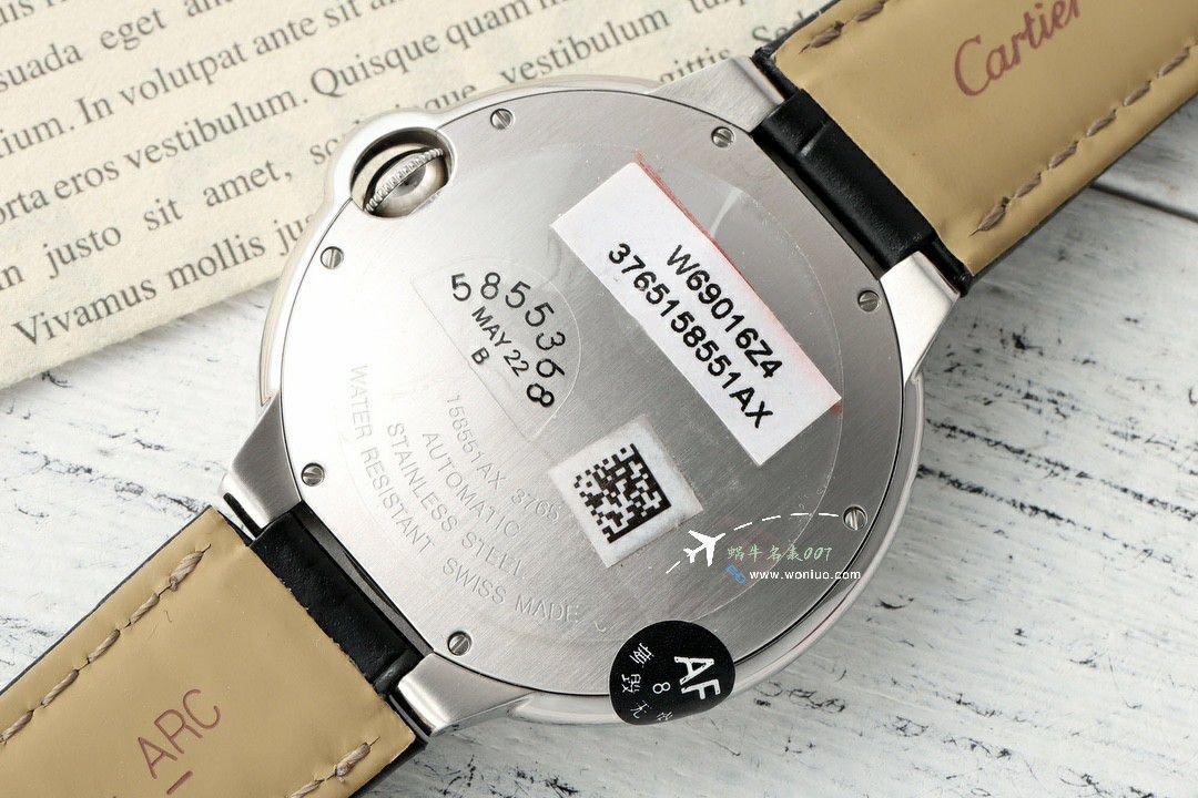 AFCartier replica imitation 42MM men style  blue balloons series WSBB0027 watches  / K358