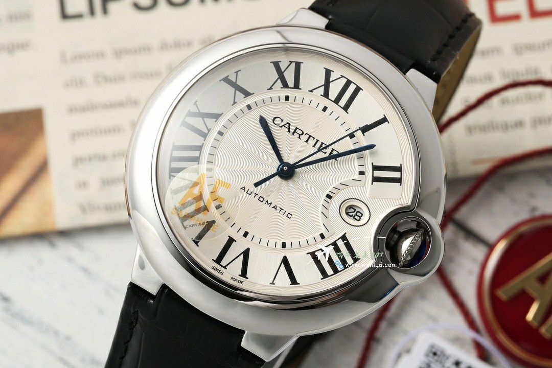 AF Factory best replica imitation Cartier blue balloons42mm men style  series W2BB0031 watches  / K360