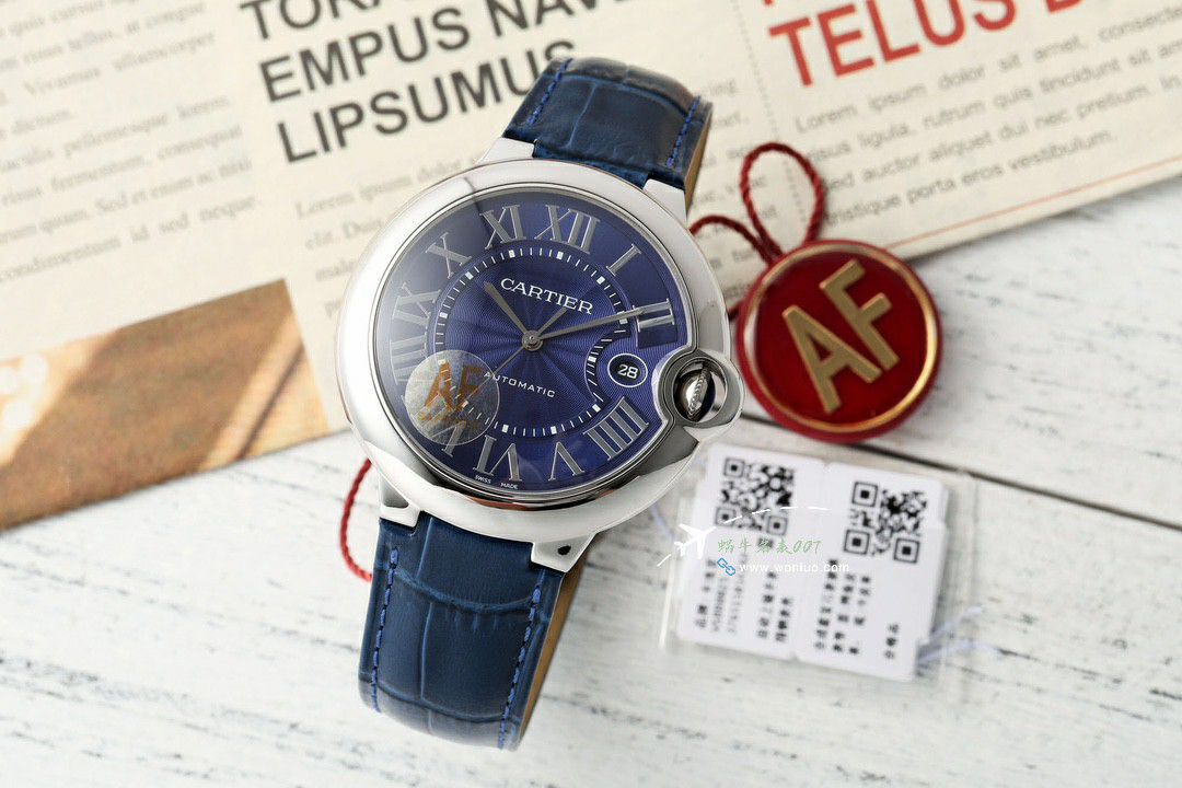 AFTOP replica imitation Cartier blue balloons42MM men style WSBB0003 watches  / K359