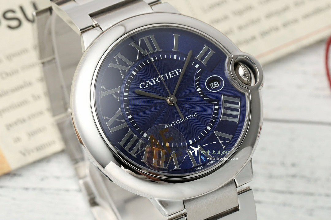 AF Factory Cartier blue balloons42MM men 装 replica imitation  watchWGBB0036 watches  / K361