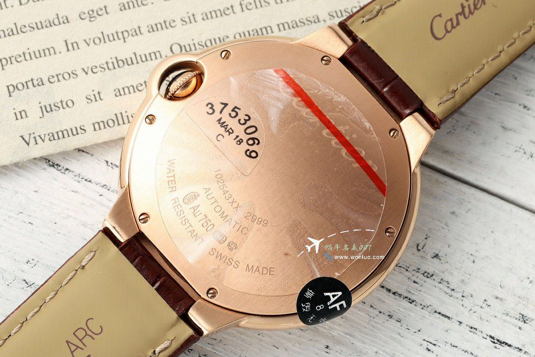 AF Factory best replica imitation Cartier blue balloons42mm men style  series W2BB0031 watches  / K360