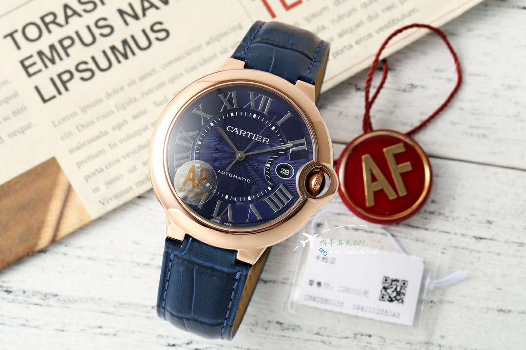 AFTOP replica imitation Cartier blue balloons42MM men style WSBB0003 watches  / K359
