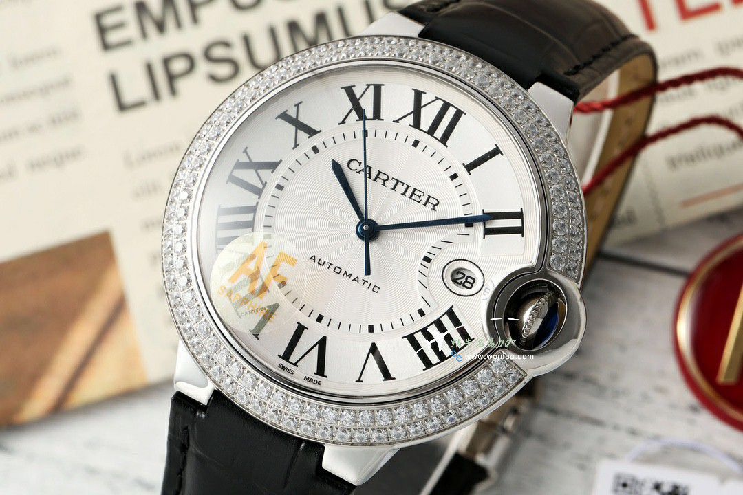 AF Factory best replica imitation Cartier blue balloons42mm men style  series W2BB0031 watches  / K360