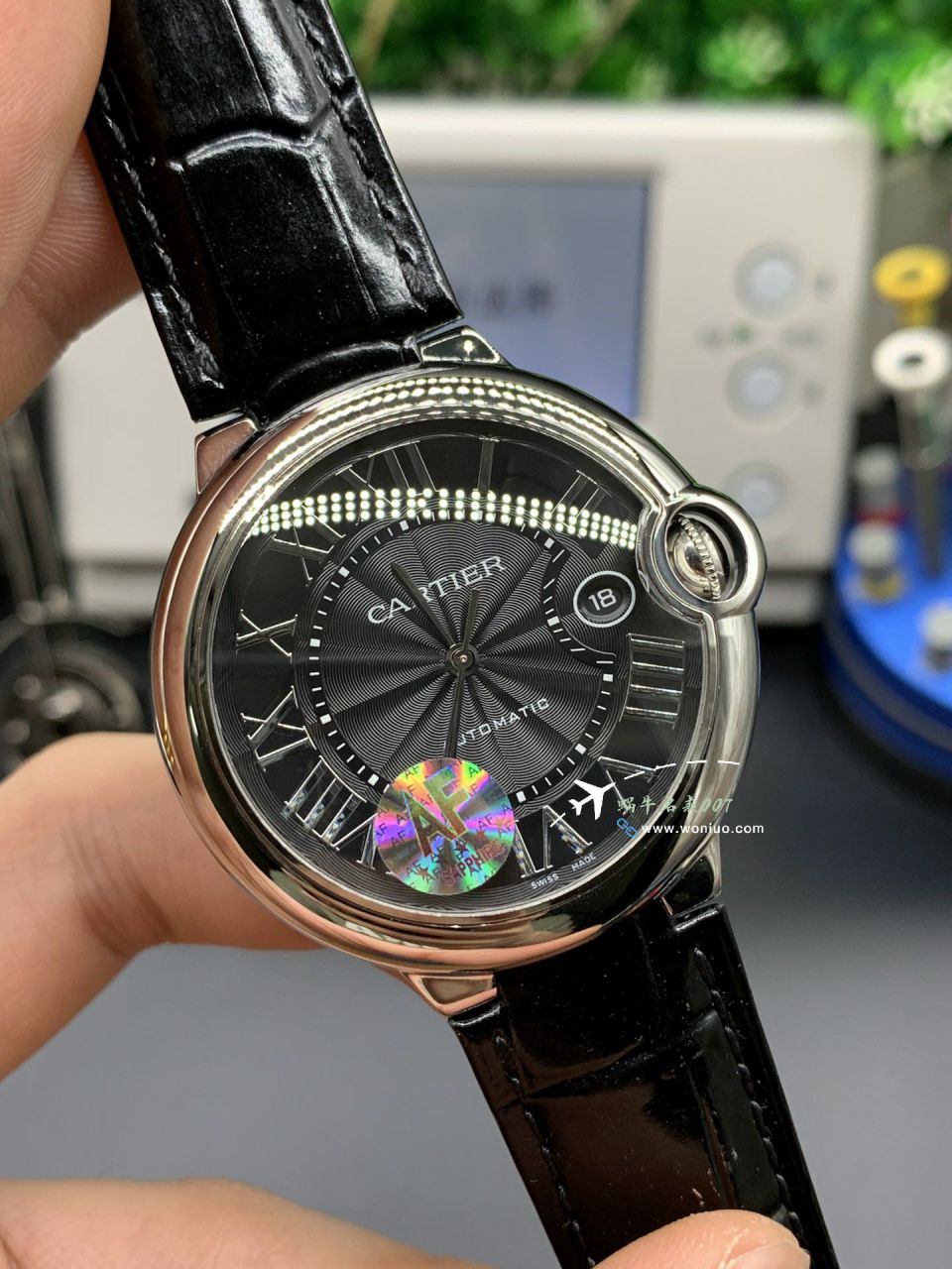 AF Factory best replica imitation Cartier blue balloons42mm men style  series W2BB0031 watches  / K360