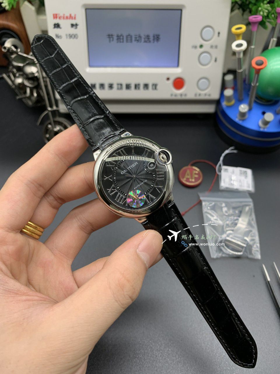 AF Factory best replica imitation Cartier blue balloons42mm men style  series W2BB0031 watches  / K360