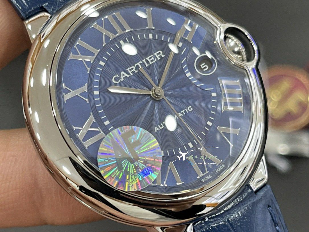 AF Factory best replica imitation Cartier blue balloons42mm men style  series W2BB0031 watches  / K360
