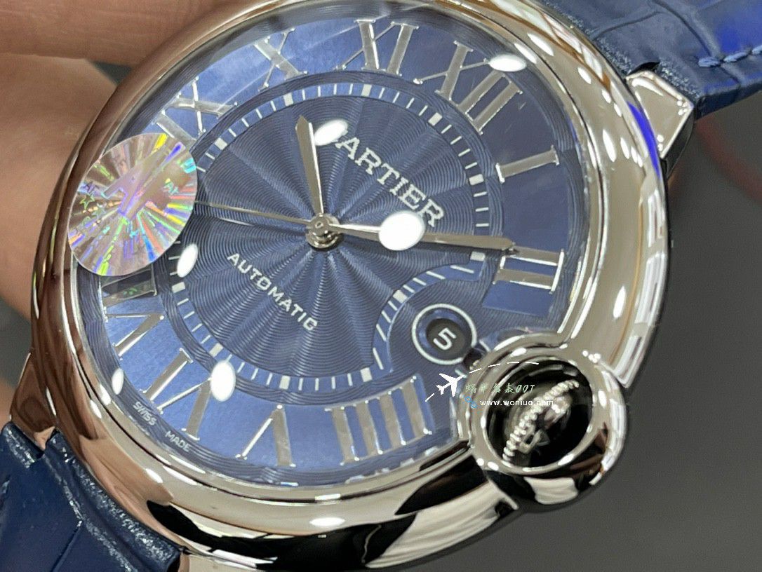 AF Factory best replica imitation Cartier blue balloons42mm men style  series W2BB0031 watches  / K360