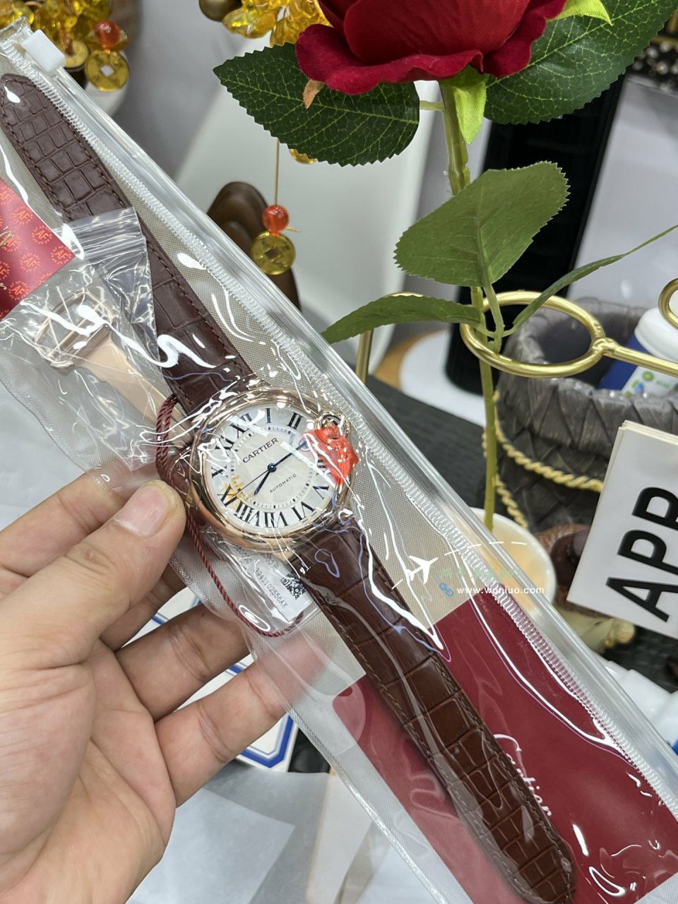 AF Factory Cartier blue balloons men  42 MM series  replica imitation W6920095 watches  / K365