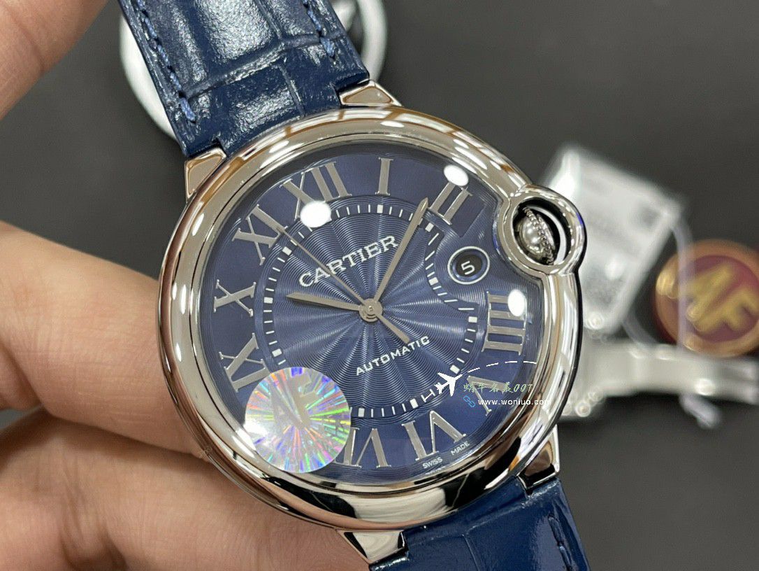 AF Factory Cartier blue balloons42MM men 装 replica imitation  watchWGBB0036 watches  / K361