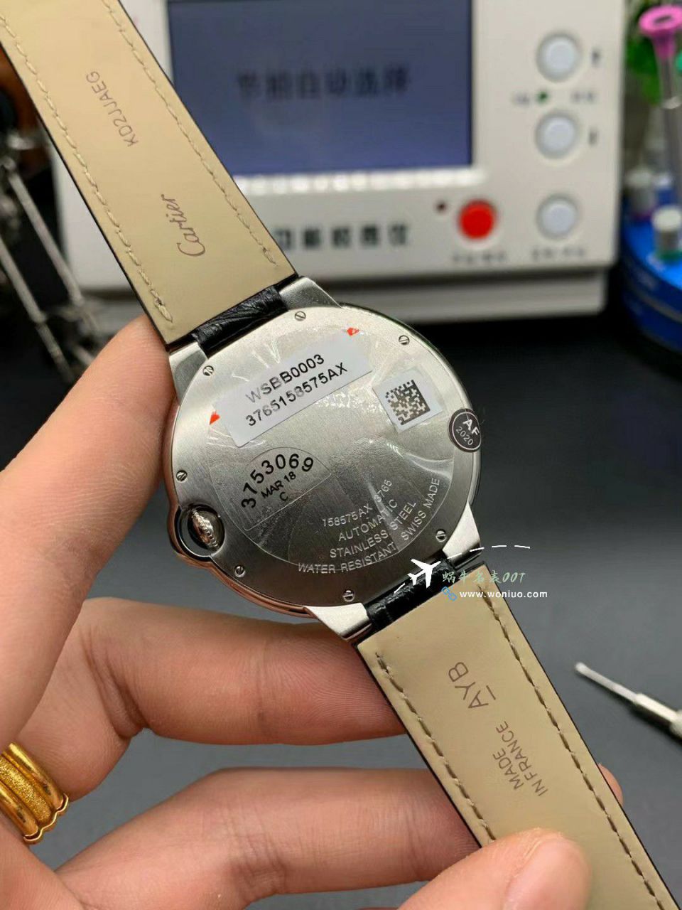 AFTOP replica imitation Cartier blue balloons42MM men style WSBB0003 watches  / K359