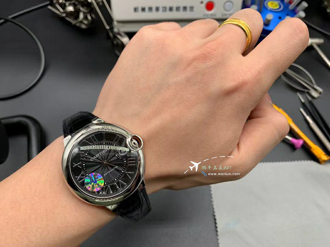 AFCartier blue balloons men style 42mm replica imitation WE9009Z3 watches  / K363