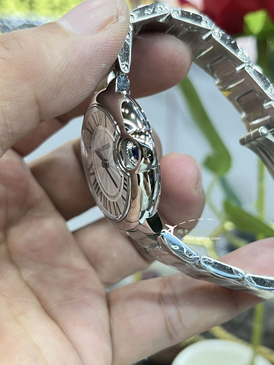 AF Factory Cartier blue balloons  Women  quartz movement 33mm watch / K368