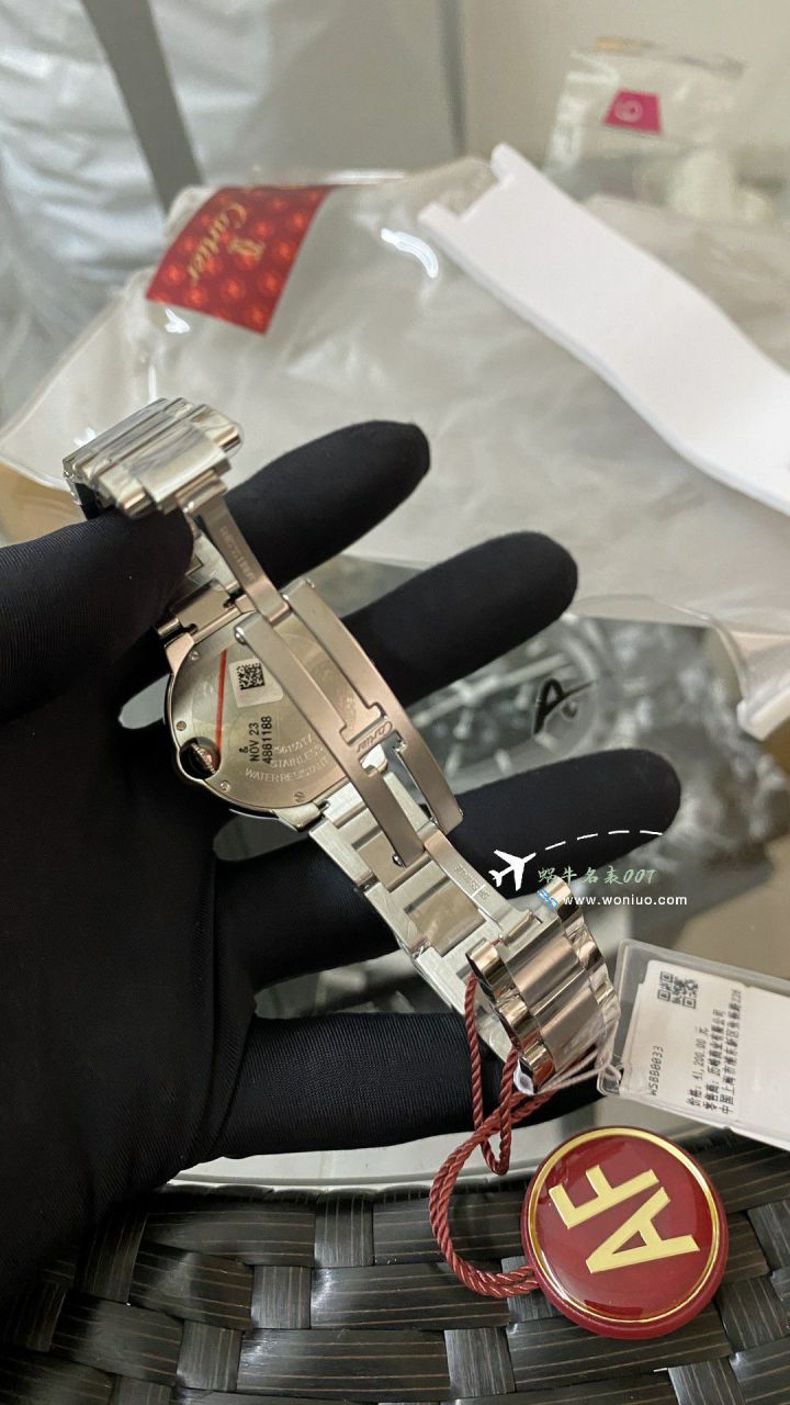 AF replica imitation Cartier blue balloons 33mm Women watchW4BB0022 watches  / K369