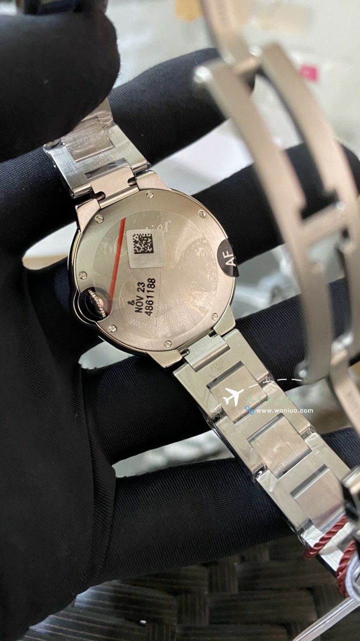 AFCartier blue balloons 33mm quartz movement  replica imitation   Women  watch series WSBB0047 watches  / K367