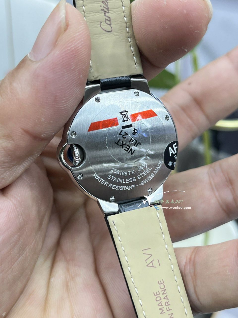 AFCartier blue balloons 33mm quartz movement  replica imitation   Women  watch series WSBB0047 watches  / K367