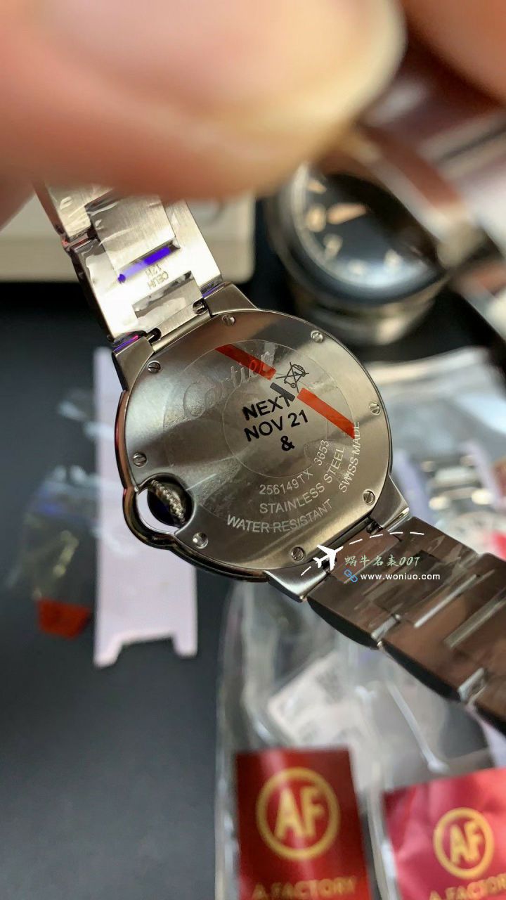 AFCartier blue balloons 33mm quartz movement  replica imitation   Women  watch series WSBB0047 watches  / K367