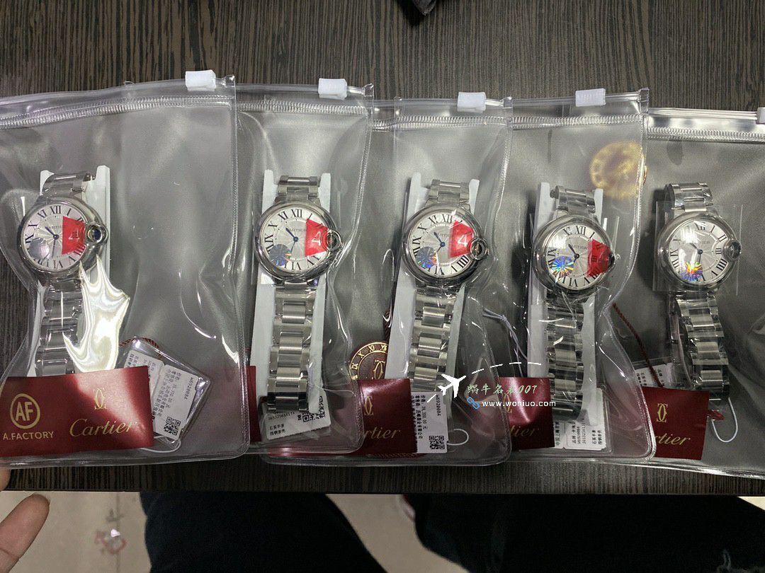 AFCartier blue balloons 33mm quartz movement  replica imitation   Women  watch series WSBB0047 watches  / K367