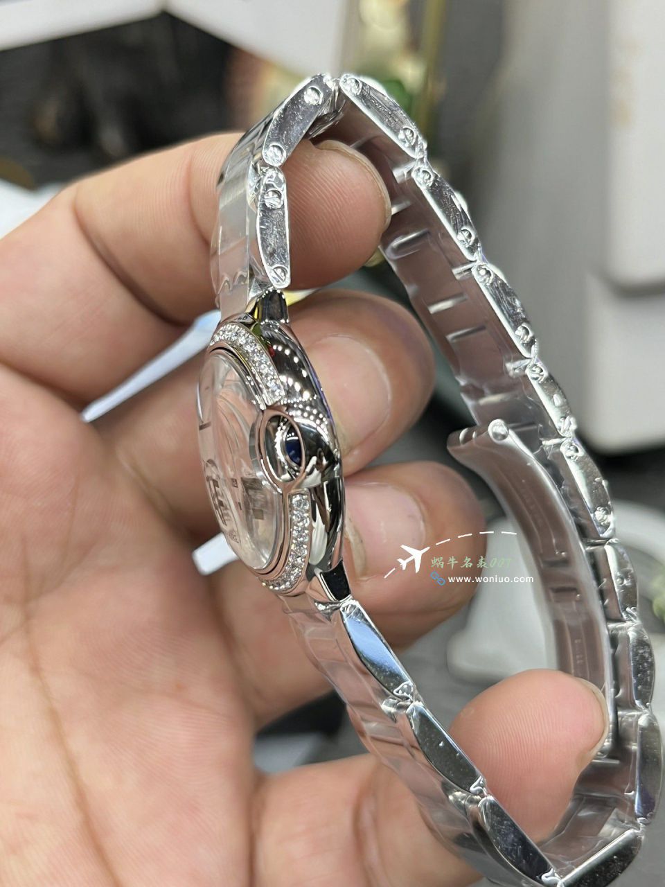 AFCartier blue balloons Women watch28 quartz movement 100% imitation  replica  watch WSBB0067 watches  / K371