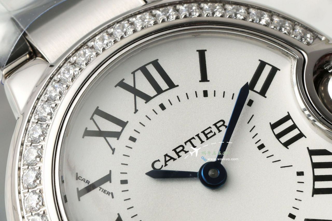 AF  replica imitation  Women watchCartier blue balloons28mm series W6920038 watch / K372