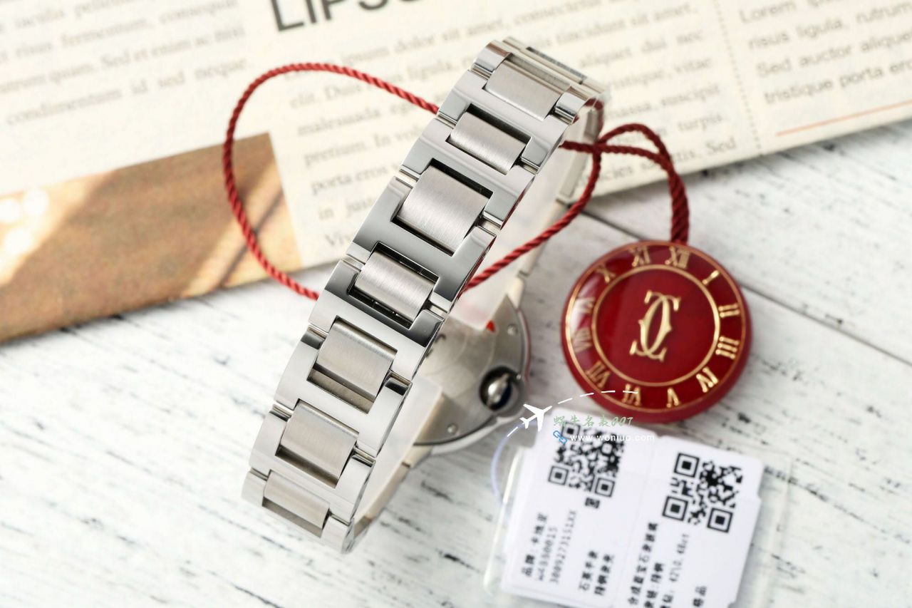 AF  replica imitation  Women watchCartier blue balloons28mm series W6920038 watch / K372