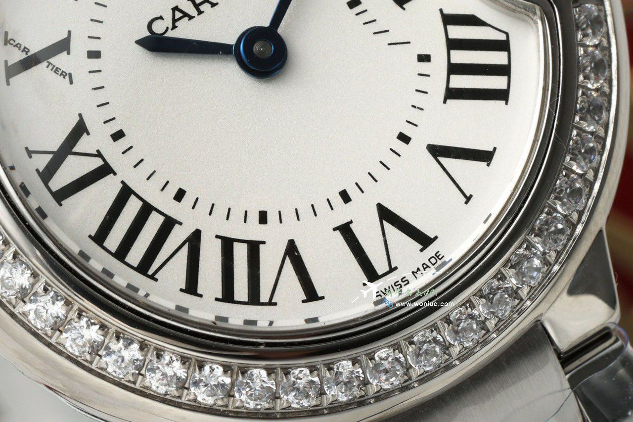 AFCartier blue balloons28mm  Women  watch replica imitation  series W69007Z3 watches  / K373