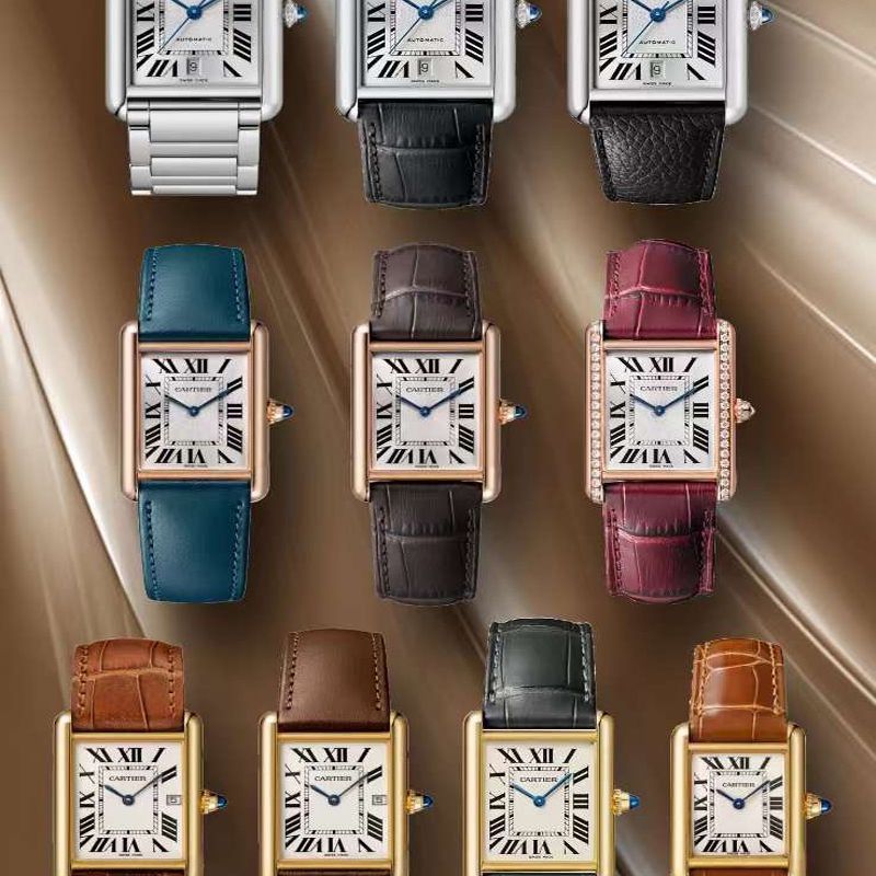 AF Factory CartierTOP replica imitation   Tank   watch set W5200028，WSTA0052，WGTA0062