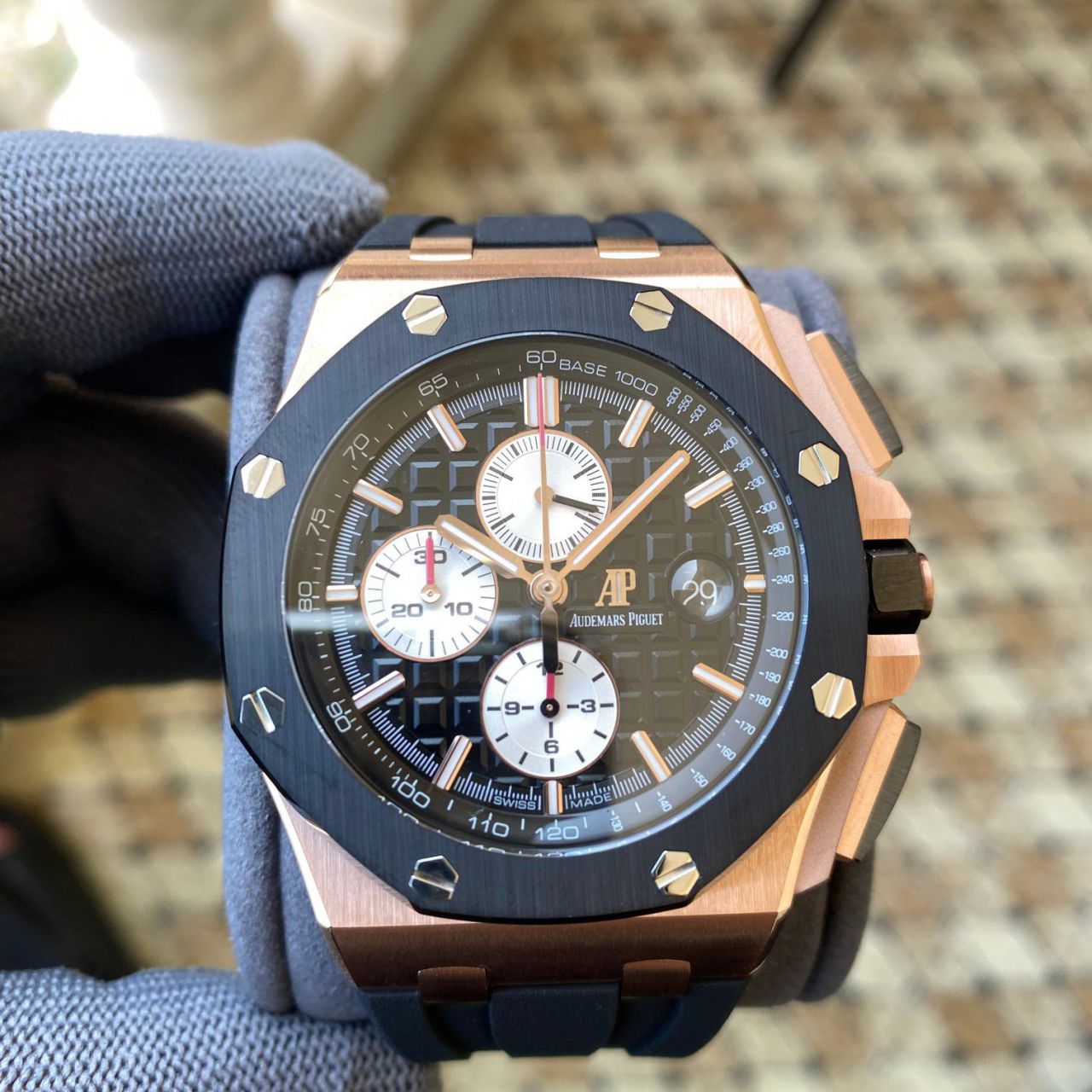 APF Factory Audemars PiguetTOP replica imitation  watch Royal Oak  Offshore  series 26401RO.OO.A002CA.01 watches  / AP290