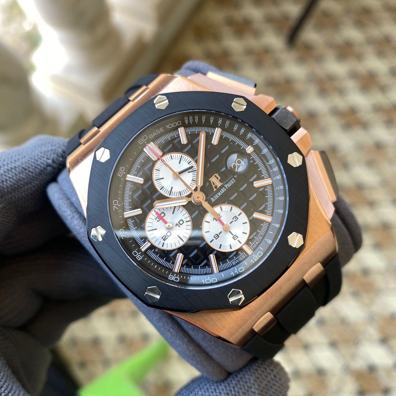 APF Factory Audemars PiguetTOP replica imitation  watch Royal Oak  Offshore  series 26401RO.OO.A002CA.01 watches  / AP290