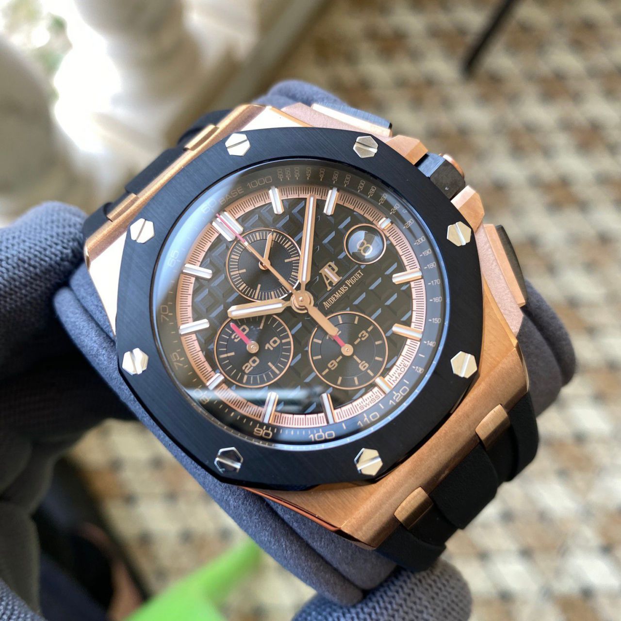 APF Factory Audemars Piguet Royal Oak  Offshore best replica imitation  watch26401RO.OO.A002CA.02 watches  / AP291