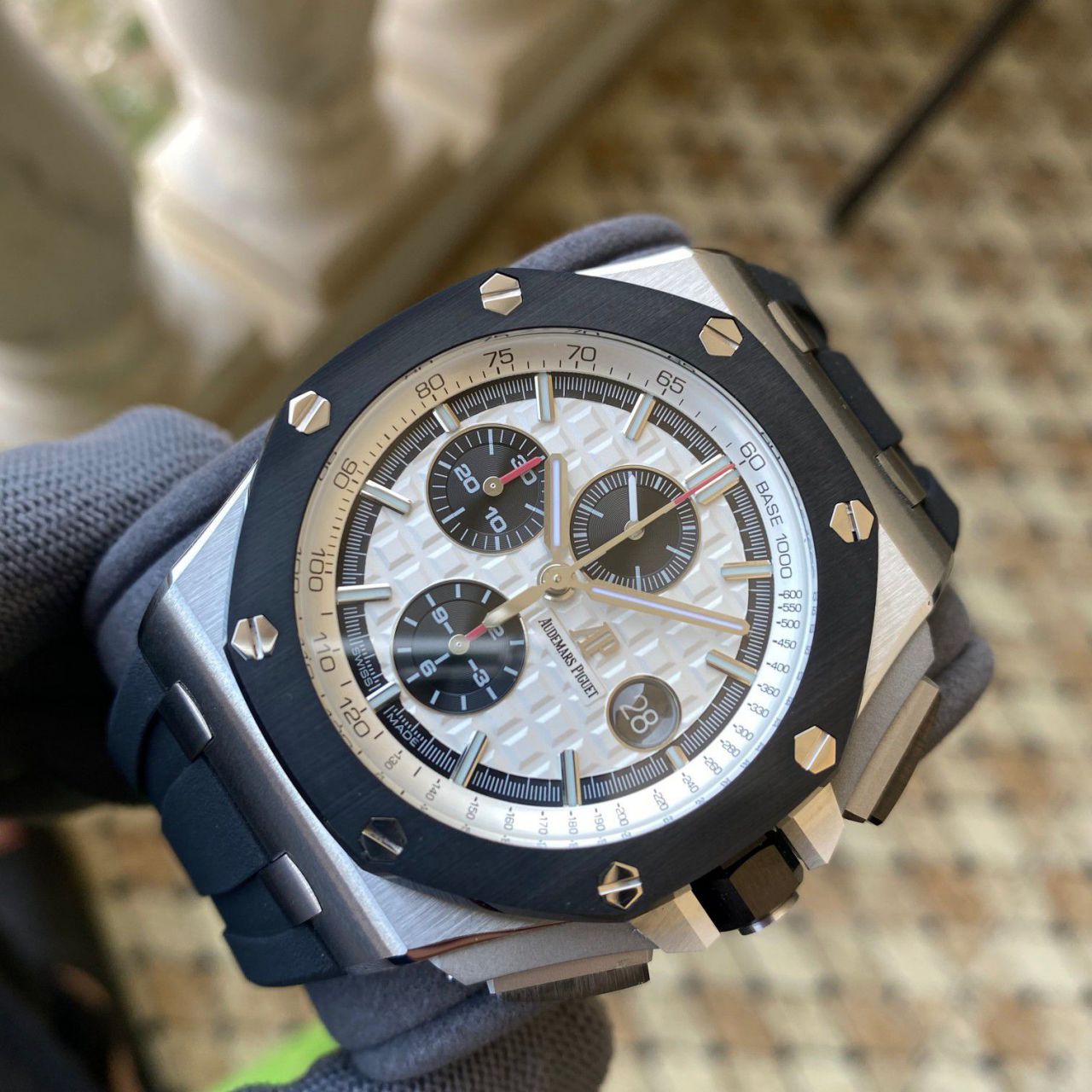 APF Factory Audemars Piguet熊猫 Royal Oak  Offshore   replica imitation 26400SO.OO.A002CA.01 watches  / AP287