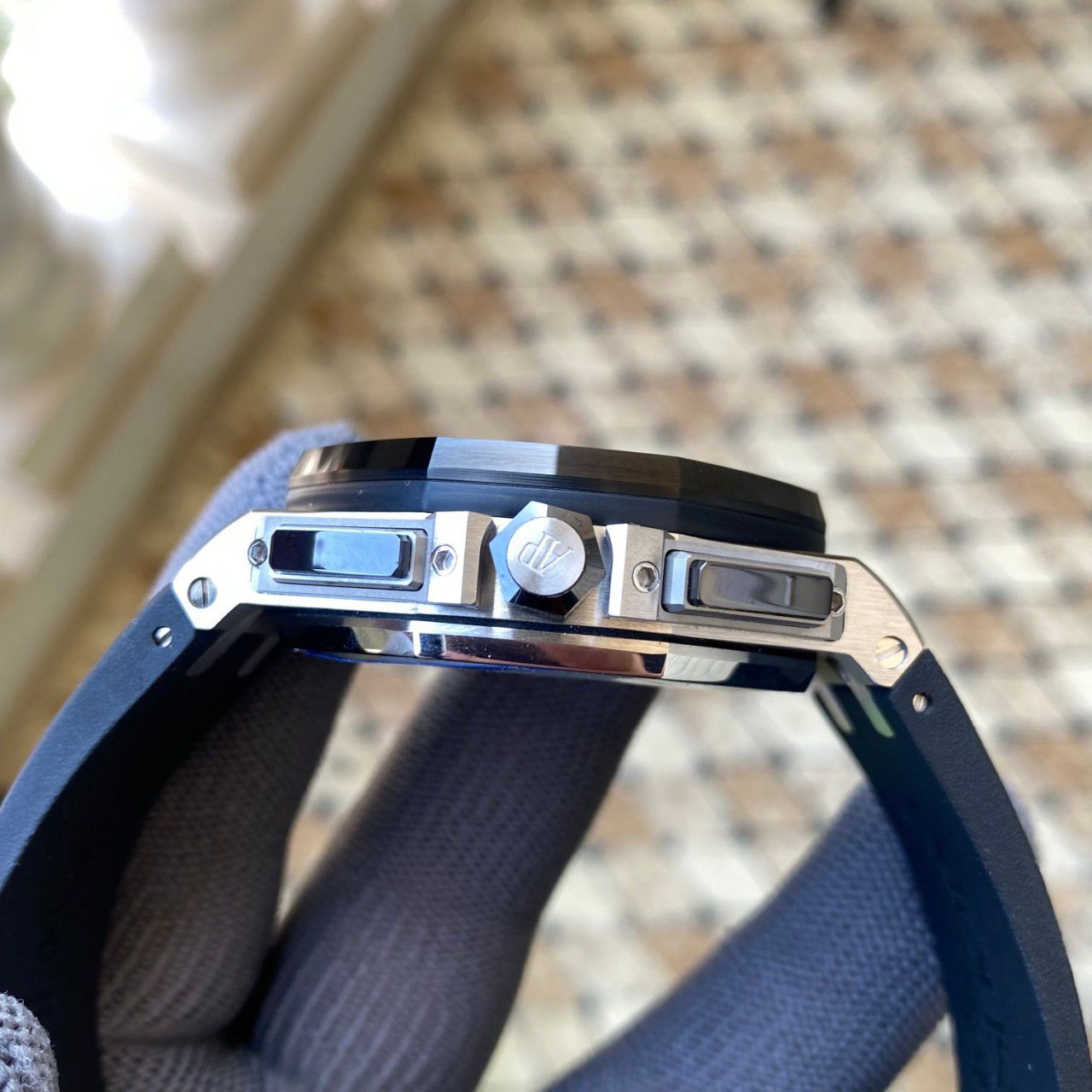 APF Factory Audemars Piguet熊猫 Royal Oak  Offshore   replica imitation 26400SO.OO.A002CA.01 watches  / AP287