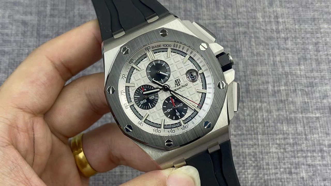 APF Factory Audemars Piguet熊猫 Royal Oak  Offshore   replica imitation 26400SO.OO.A002CA.01 watches  / AP287