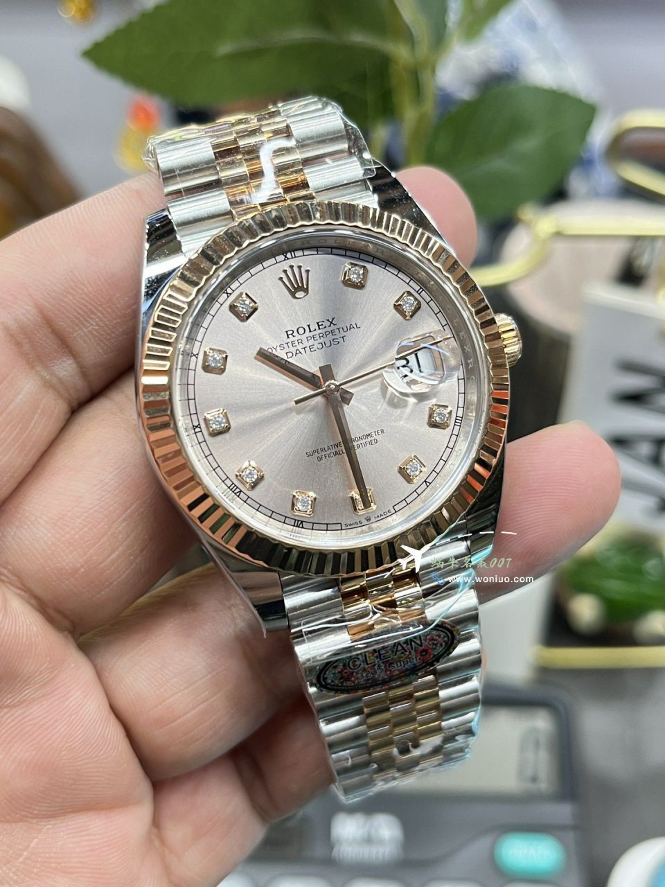 CLEAN Rolex Datejust  41 mm TOP replica imitation  watchm126334-0022 watches (绿罗&绿萝) / R872