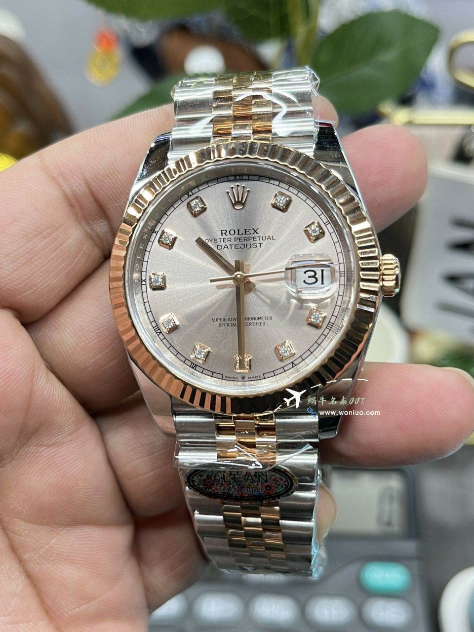 CLEAN Rolex Datejust  41 mm TOP replica imitation  watchm126334-0022 watches (绿罗&绿萝) / R872