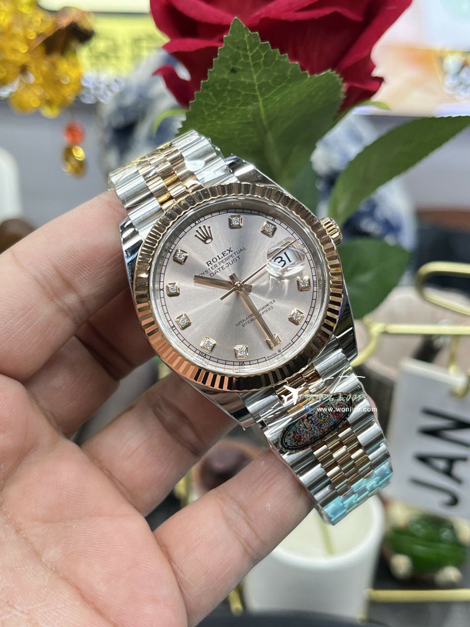 CLEAN Rolex Datejust  41 mm TOP replica imitation  watchm126334-0022 watches (绿罗&绿萝) / R872