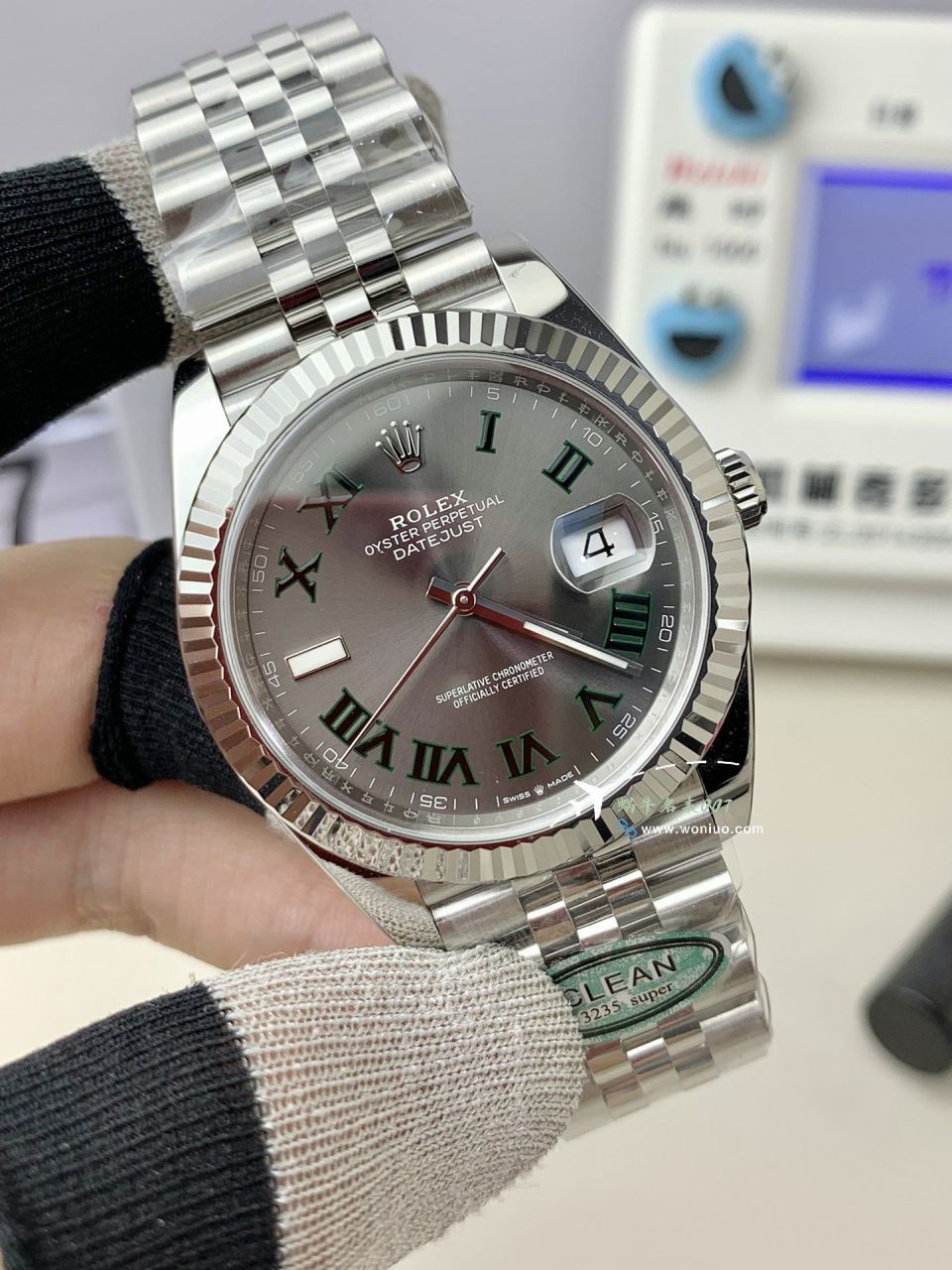 CLEAN Rolex Datejust  41 mm TOP replica imitation  watchm126334-0022 watches (绿罗&绿萝) / R872