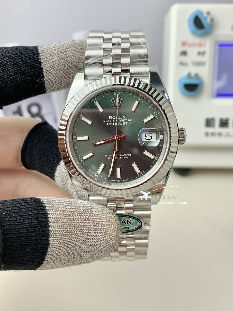 CLEAN Rolex Datejust  41 mm TOP replica imitation  watchm126334-0022 watches (绿罗&绿萝) / R872