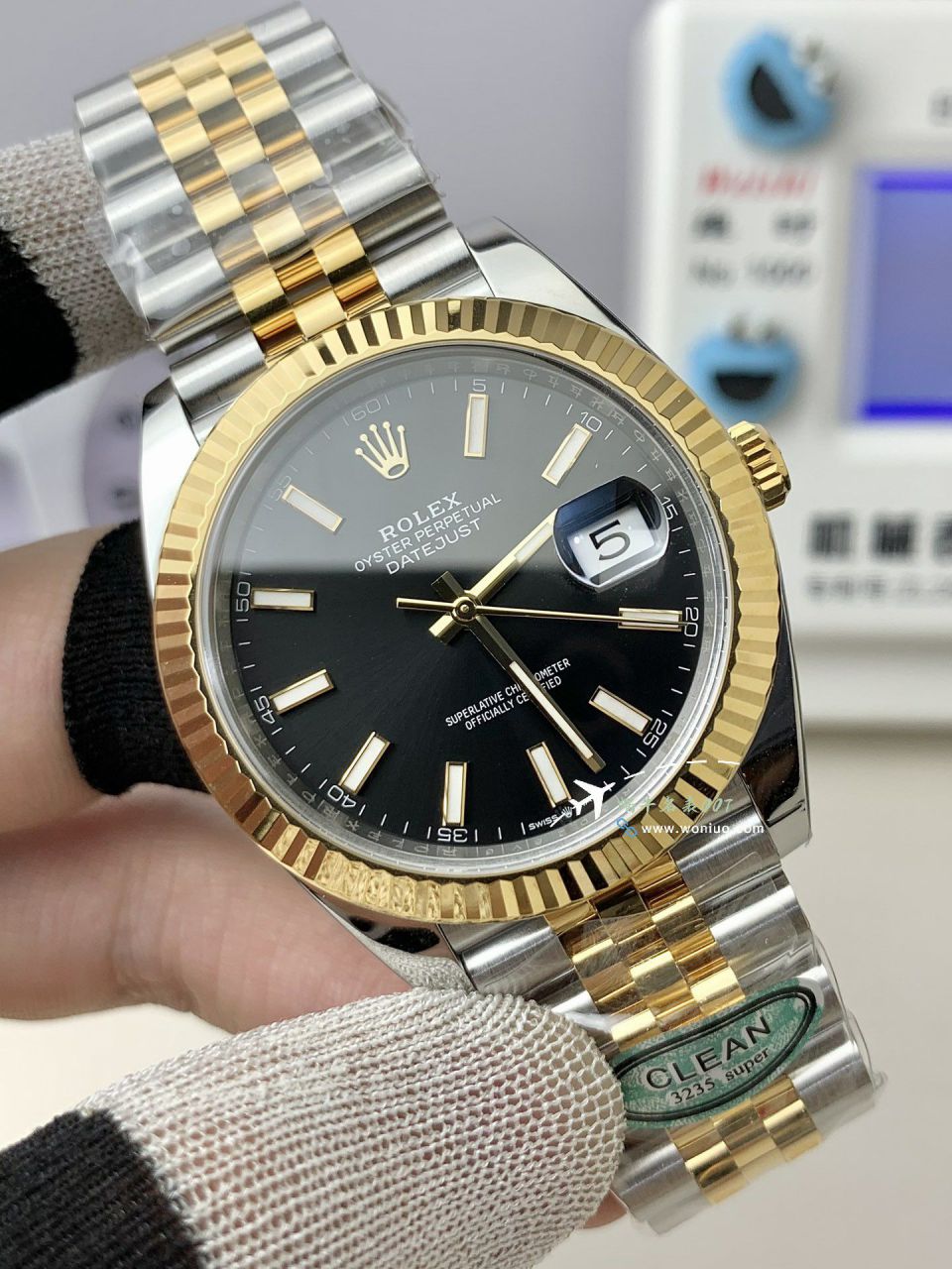 CLEAN Rolex Datejust  41 mm TOP replica imitation  watchm126334-0022 watches (绿罗&绿萝) / R872