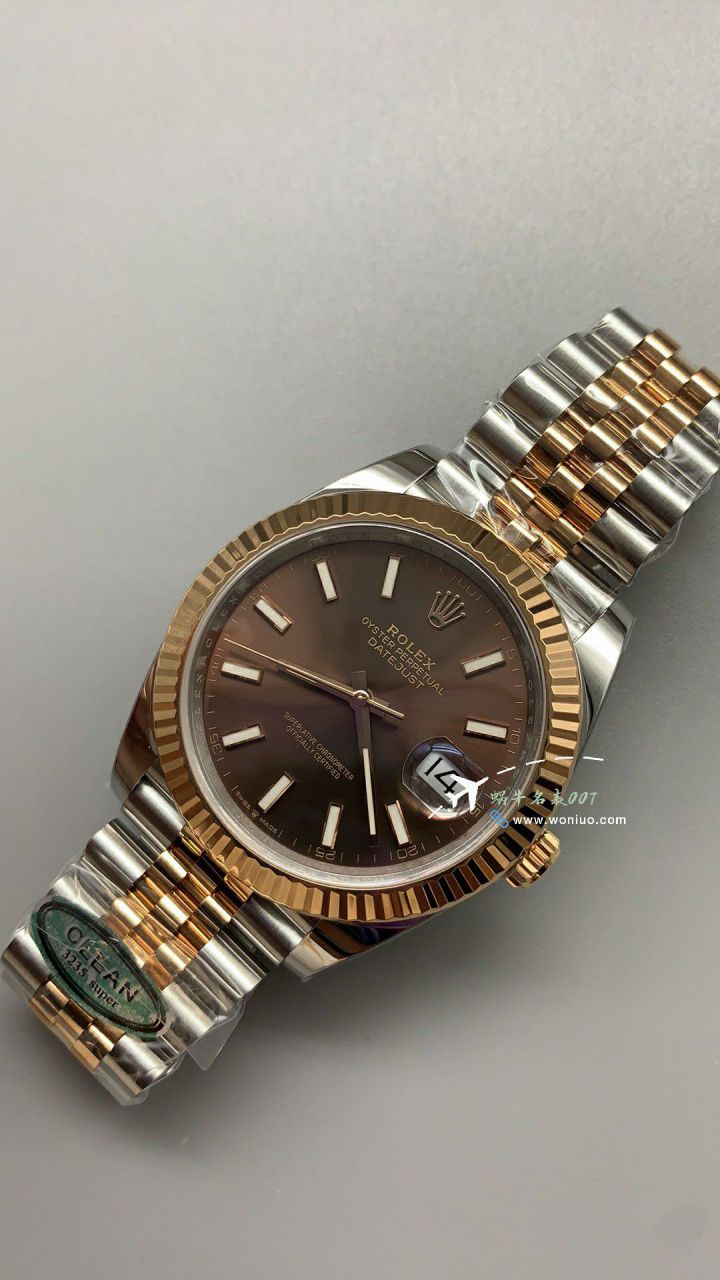 CLEAN Rolex Datejust  41 mm TOP replica imitation  watchm126334-0022 watches (绿罗&绿萝) / R872