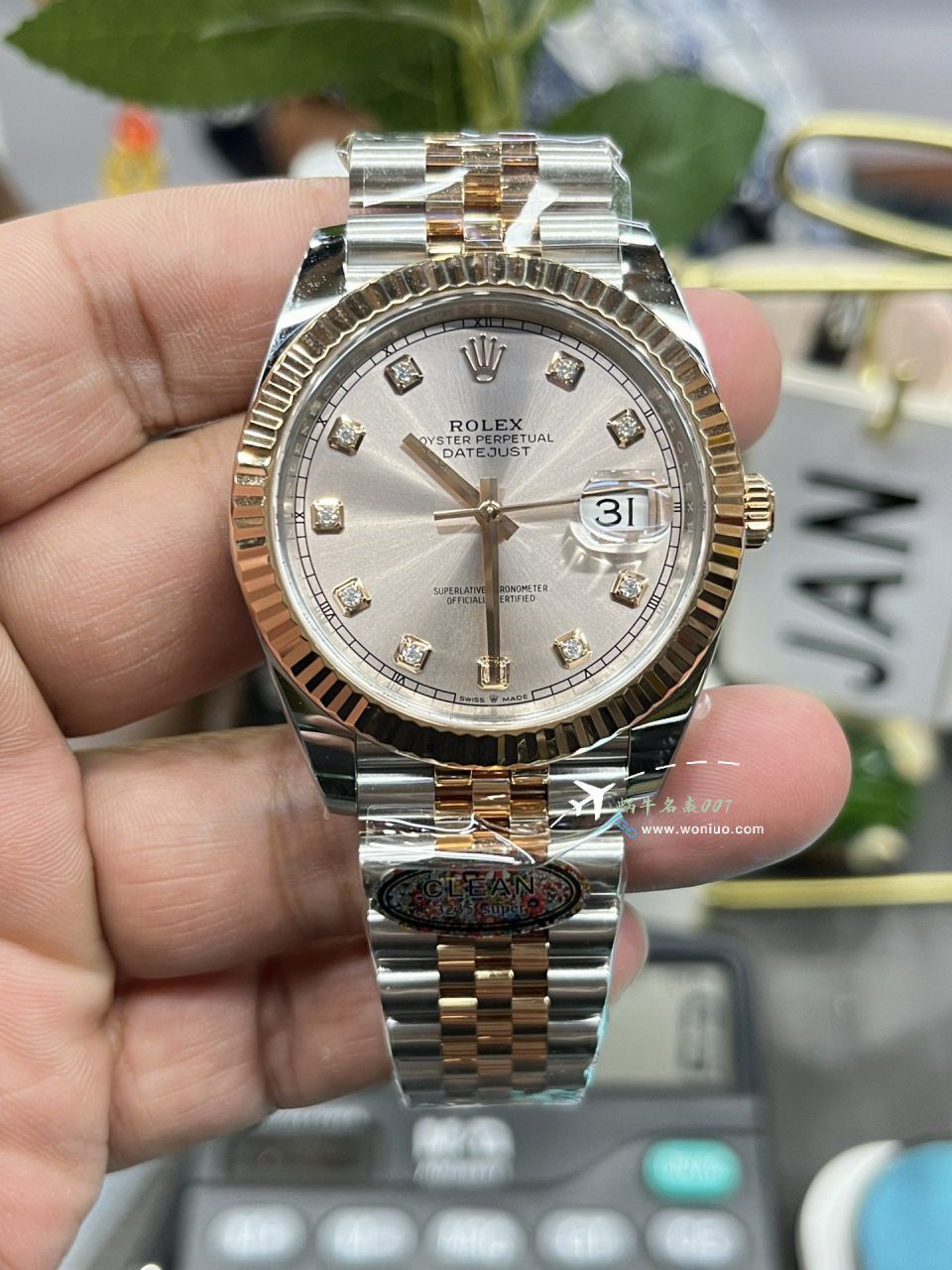 clean Factory  Rolex Datejust  41 mm 100% replica imitation  watch116333-72213深 Gray  Dial  watches  / R873