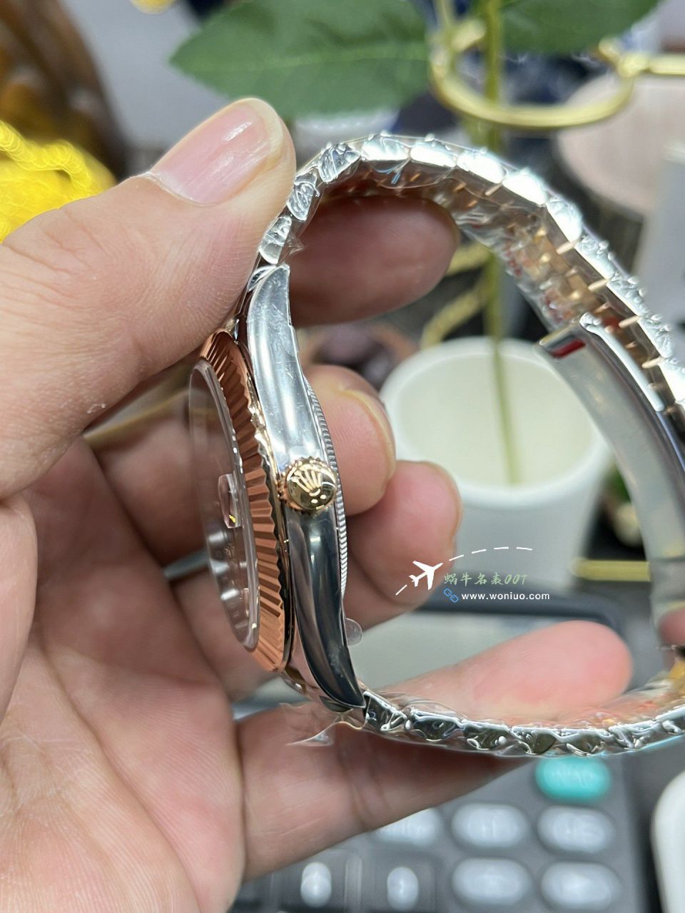 clean Factory  Rolex Datejust  41 mm 100% replica imitation  watch116333-72213深 Gray  Dial  watches  / R873