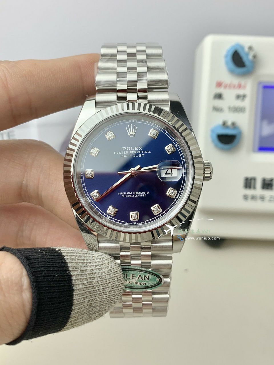 clean Factory  Rolex Datejust  41 mm 100% replica imitation  watch116333-72213深 Gray  Dial  watches  / R873