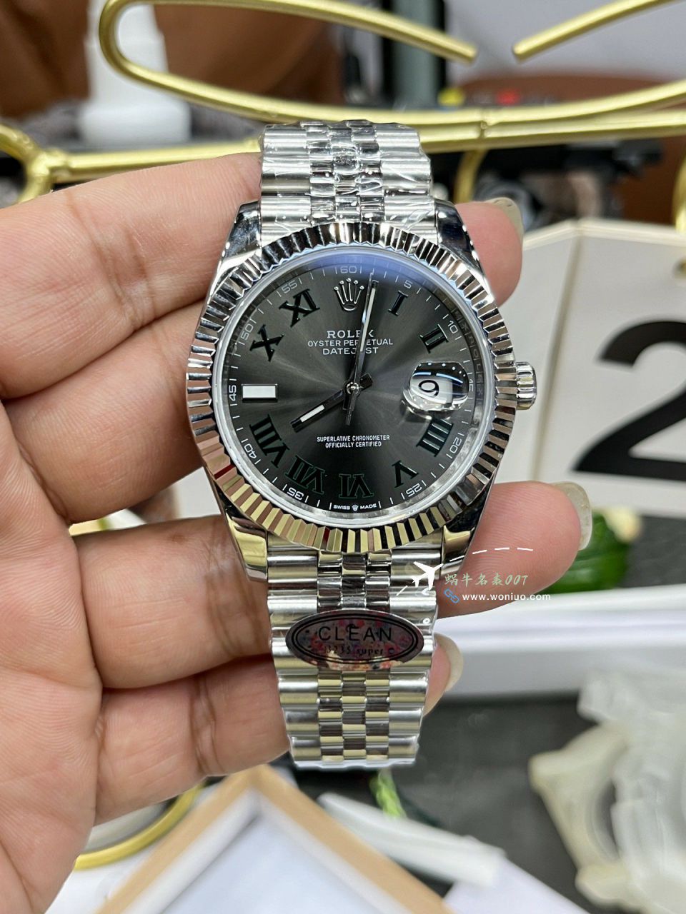C Factory clean Rolex Datejust TOP imitation  replica  watch41MM日志m126331-0016 watches  / R8 Rolex Datejust  series m126331-0016 watches 75