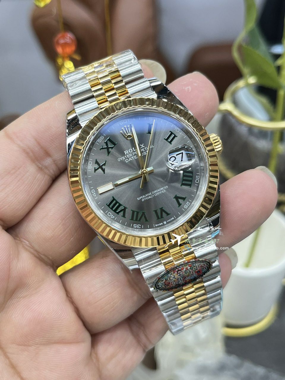 C Factory Rolex 41 mm Datejust   replica imitation  watchm126333-0013 watches  / R877