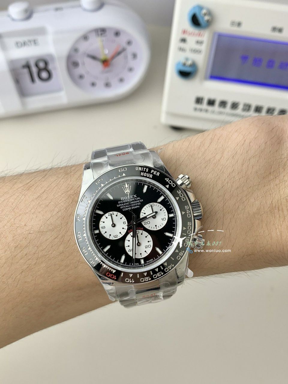 QF Factory  Matching weight version  Rolex Daytona TOP replica imitation  watch100周年勒芒纪念版M126529LN-0001 watches  / R879