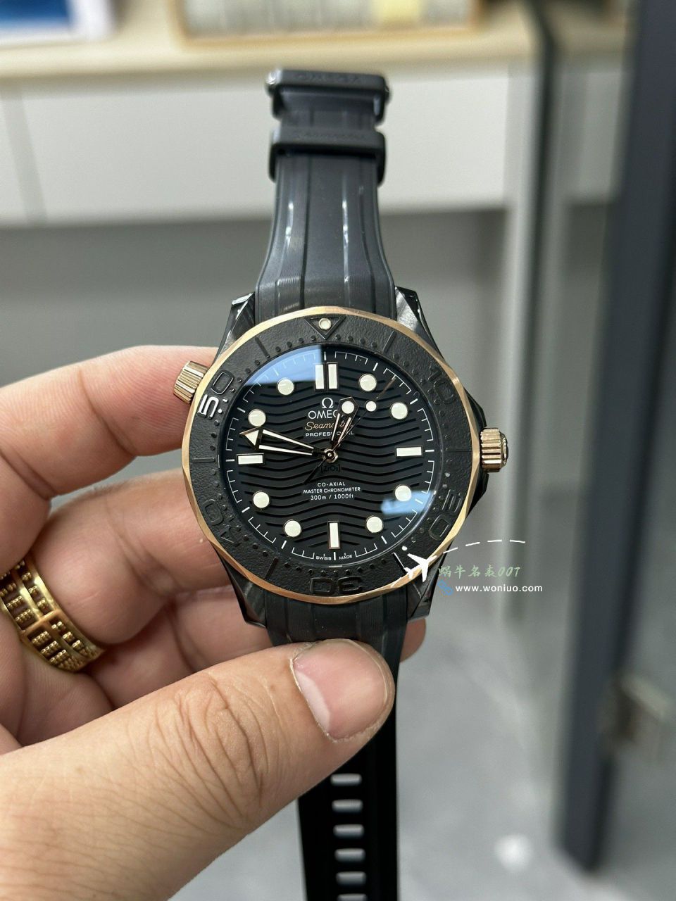 VS Factory  Omega Seamaster 300 meters  Darth Vader TOP replica imitation  watch210.92.44.20.01.003 watches  / VS806