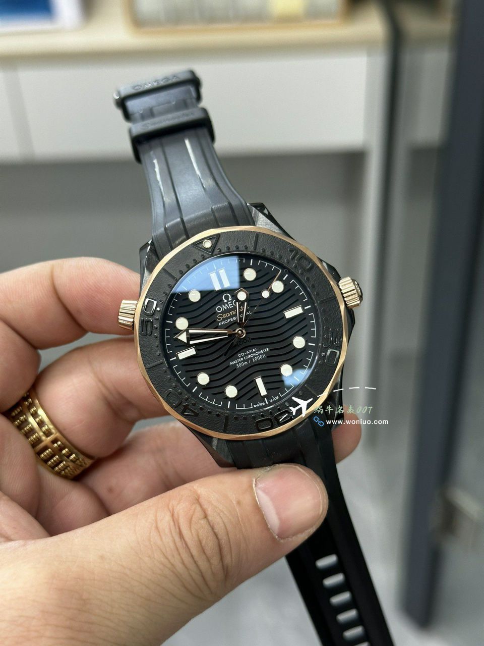 VS Factory  Omega Seamaster 300 meters  Darth Vader TOP replica imitation  watch210.92.44.20.01.003 watches  / VS806