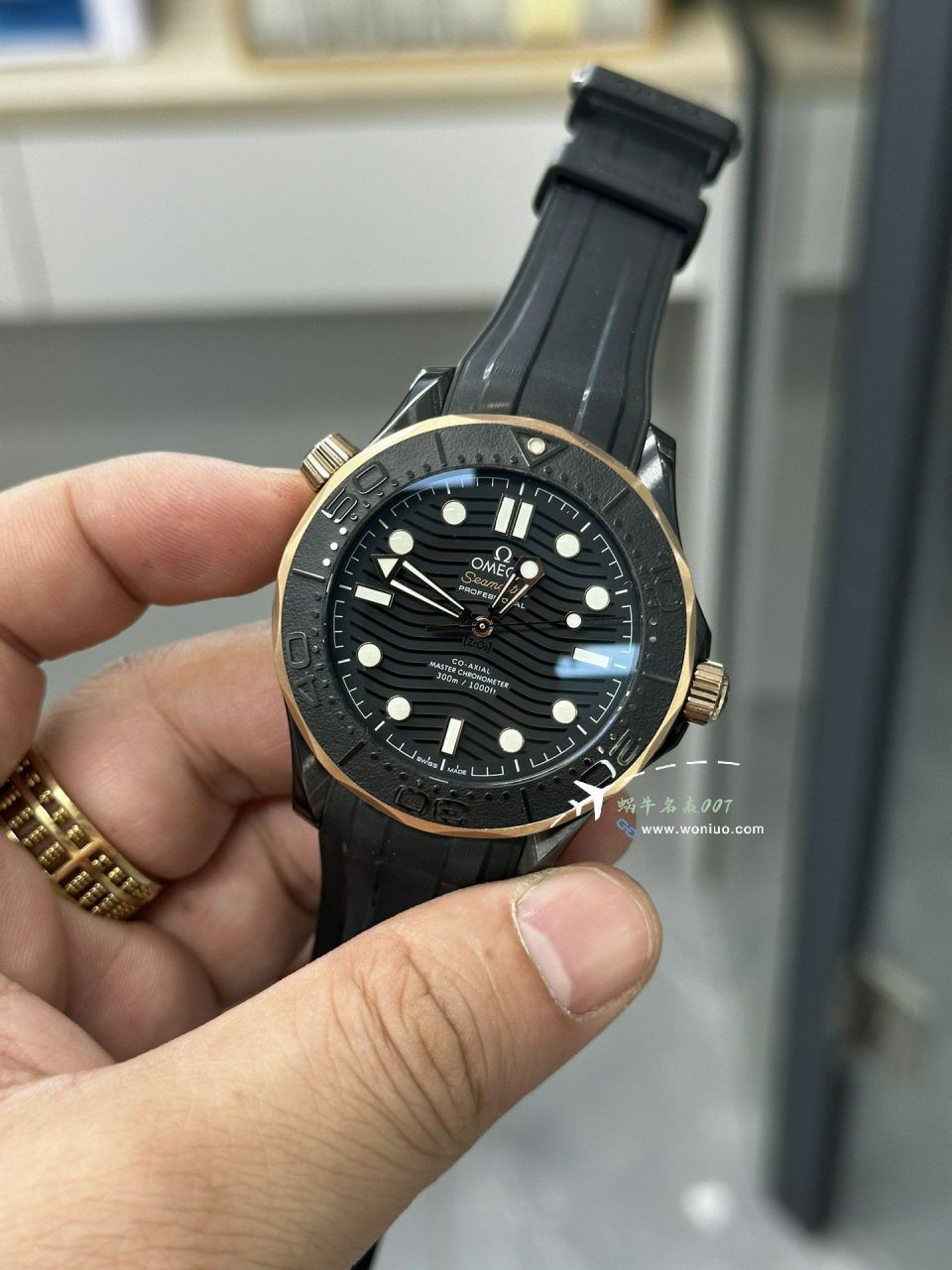 VS Factory  Omega Seamaster 300 meters  Darth Vader TOP replica imitation  watch210.92.44.20.01.003 watches  / VS806